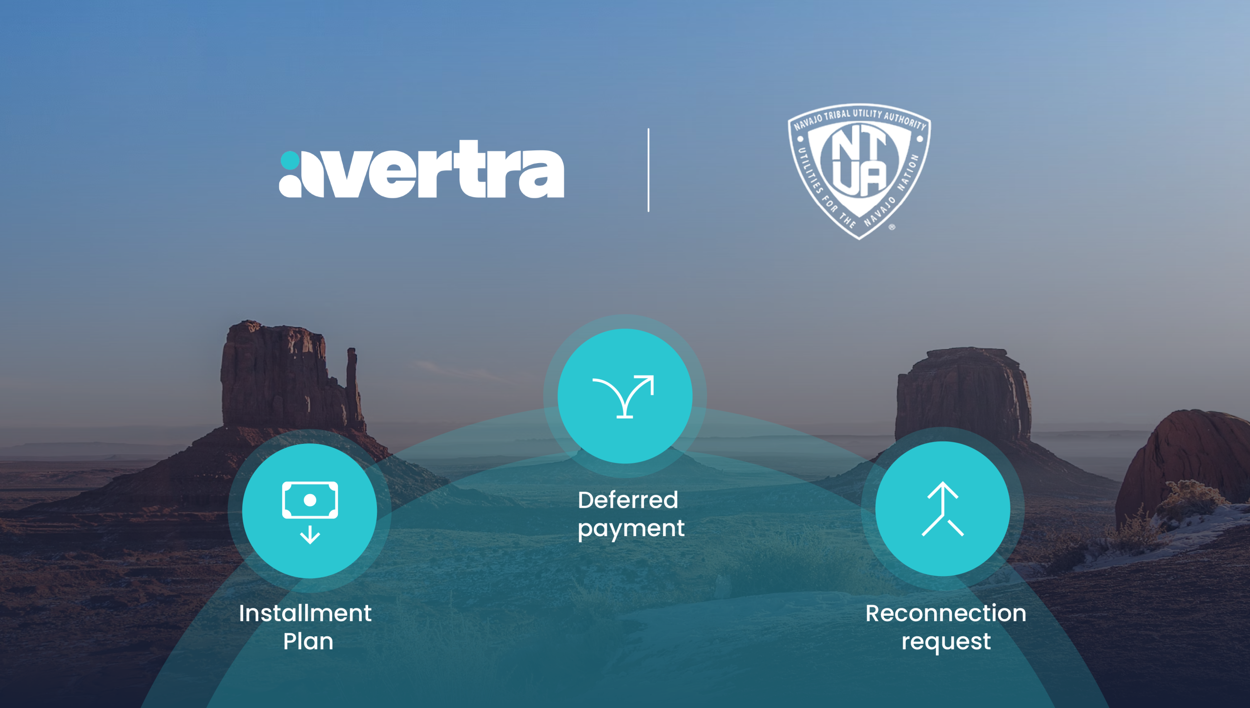 NTUA self service portal supporting installment plans, deferred payments, and reconnection requests across the Navajo Nation